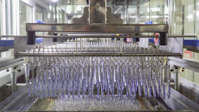Lens Cleaning during optical lens production